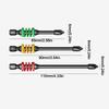 1/2/3Pcs Durable Non-slip Magnetic Bit with Spring Hexagonal Electric Screwdriver Cross Batch Head Electrician Tools