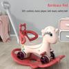 3-in-1 Wooden Rocking Horse & Ride-On Toy: Perfect First Birthday Gift for Boys and Girls