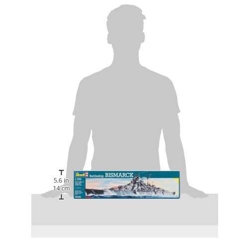 German Revell Battleship Bismarck 1/700 R05098 Plastic Model