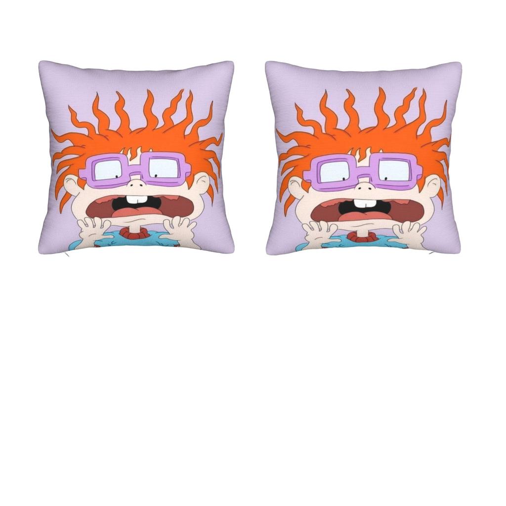 Rugratsed Chuckie Finster Anime Pillow Case  Design Pillow Cover For Sofa Home Decor Fashion Pillowcases
