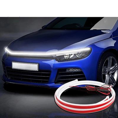 LED lemputė universalus automobilio buferis dekoratyvinis LED lempos atmosferos lempos juostelė su paleidimo nuskaitymu dinamiškai veikiančiais automobilio priedais