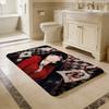 Popular Anime K-kakegurui Girls Floor Mat Rectangle Anti-slip Home Soft Badmat Front Door Indoor Outdoor Mat Welcome Doormat