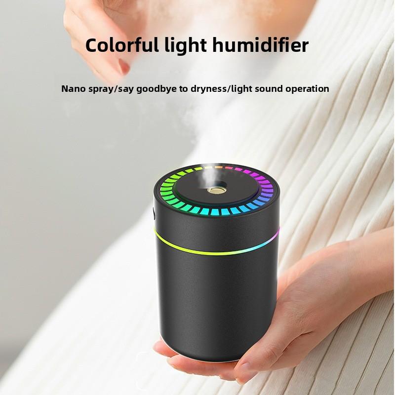 Colorful Lamp Usb Mini Humidifier Home Bedroom Desktop Portable, Car Small Air Humidifier