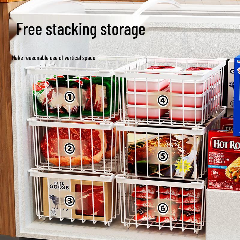 Carbon Steel Freezer Refrigerator Storage Organizer