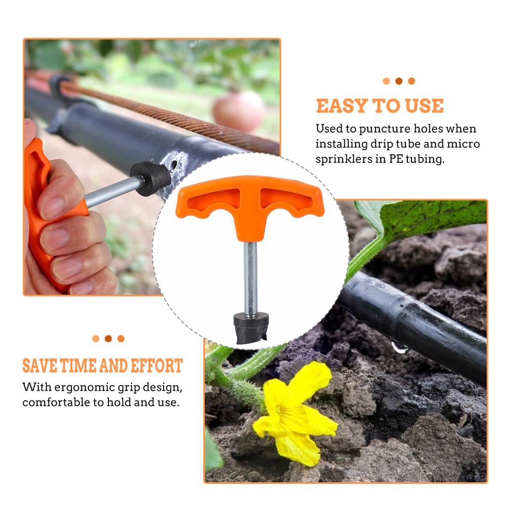 Garden Hose Hole Punch PE Tube Hole Puncher Irrigation Fitting Insertion Tool