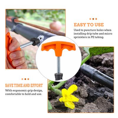 Garden Hose Hole Punch PE Tube Hole Puncher Irrigation Fitting Insertion Tool