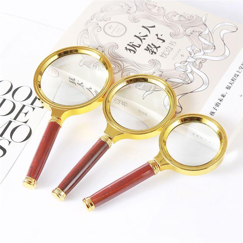 AEE4-Handheld Magnifier 60/70/80/90Mm Lens Magnifier Suitable For Science, Elderly Reading, Checking Maps