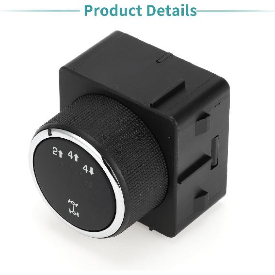 ACROPIX 4WD Four Wheel Drive Switch 4X4 Selector Switch Fit for Chevrolet Silverado 1500 2500 HD for GMC Sierra 1500 No.15913725 - Pack of 1