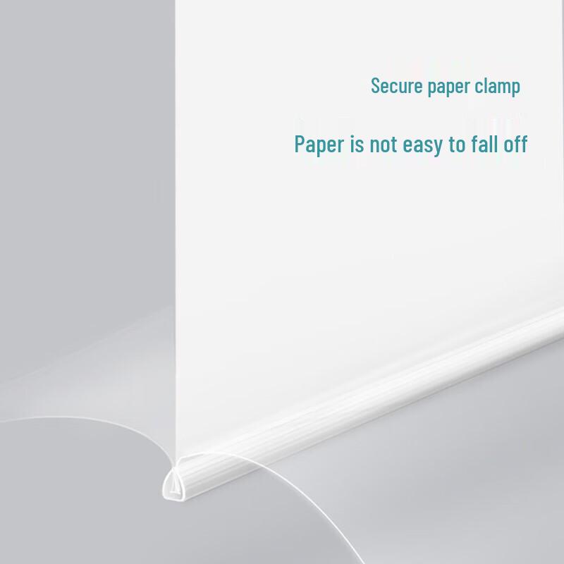Deli 5532A Transparent Sliding Bar Report Files, 20-Pack