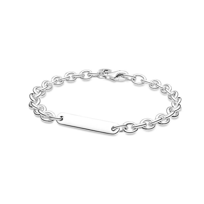 Pandora Long decorative chain 925 silver bracelet women s silver 599523C00 серебряный