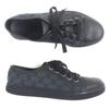 Ausgezeichnete GUCCI Low-Cut-Sneaker schwarzes Canvas Herren 6.5 426189 Gebraucht