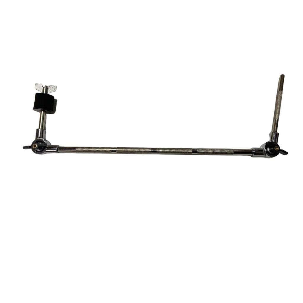 Jazz Drum Cymbal Stand & Cowbell Clamp: Dual-Sided Adapter & Extension Frame