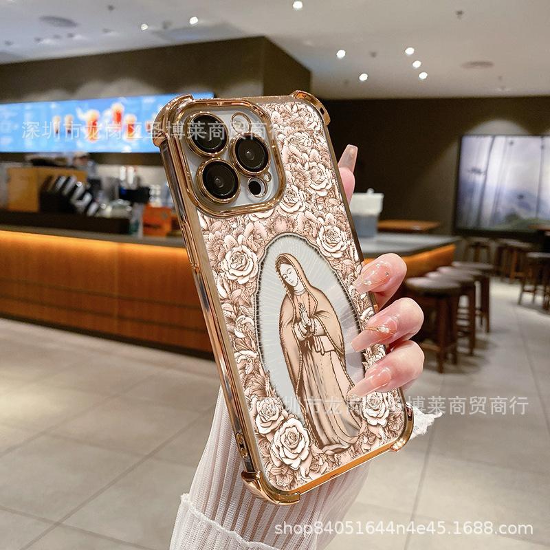 Full Screen Flower Suitable for Samsung S26 Mobile Phone Case S25ULTRA Anti-drop GalaxyS23 Protective Case NOTE20