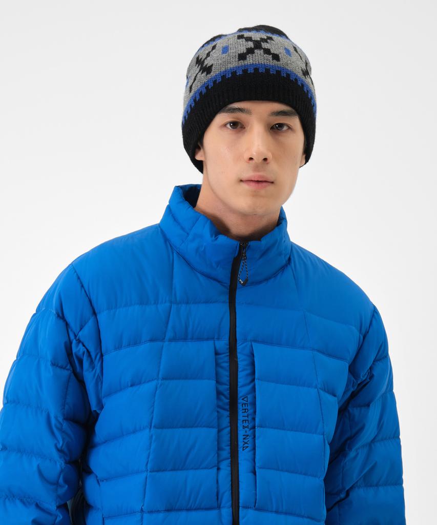 DIMITO Crochet Block Beanie Black