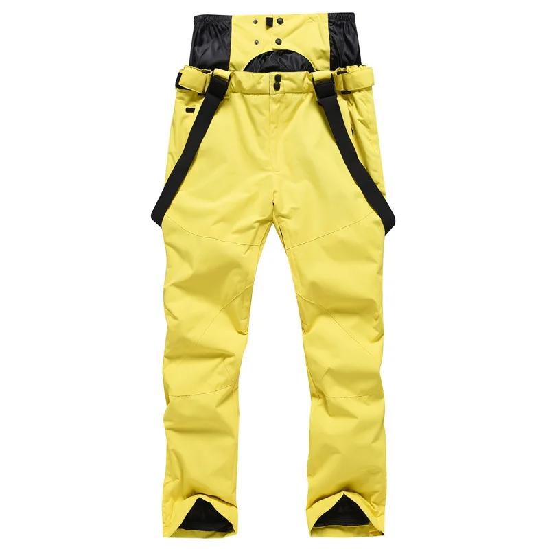 High Quality Waterproof Skiing Overalls Outdoor Mountain Men Snowboard Trousers Windproof Male Jumpsuit Sport Warm Ski Pants