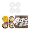 Reusable Cake Decorating Templates for Desserts Coffee Art Baking Birthday Party Lace Floral Designs Pastry DIY Decorating Tools