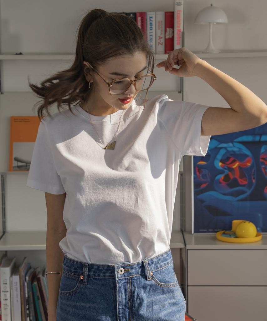 Banwonateullie A3403 Signature Silket T-Shirt_White
