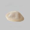Ricygvm Summer Berets For Women Straw Hat Hollow Breathable Octagonal Cap Fashion Girls Artist Painter Caps Solid Color Bonnet