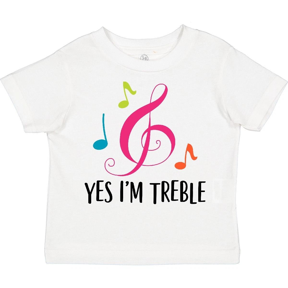Inktastic Choir Or Marching Band Treble Music Gift Toddler T-Shirt Clef Symbol 150