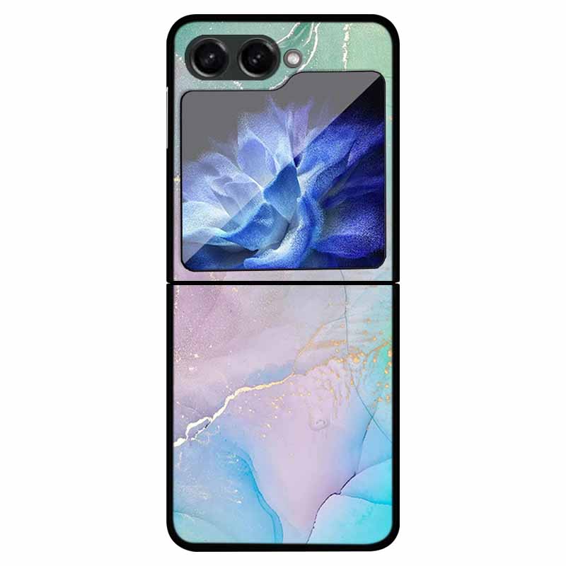 

For Samsung Z Flip 5 Cover Hard PC Fold Case For Funda Samsung Galaxy Z Flip5 Foldable Black Shield Fold Coque Phone Case Bumper Z Flip 5