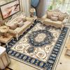 Retro Persian Türkiye Style Red Blue Print Carpet Living Room Decor Sofa Rug Bedside Soft Rug Kitchen Table Hallway Floor Mat
