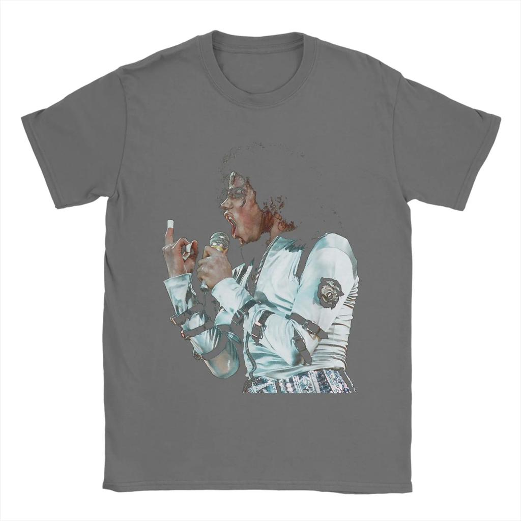 Streetwear T-Shirt Beach Michael Jackson Live Bad Tour Wembley 1988 T-Shirts 100 Cotton Tshirt for Man Y2K Short Sleeve Top Tees