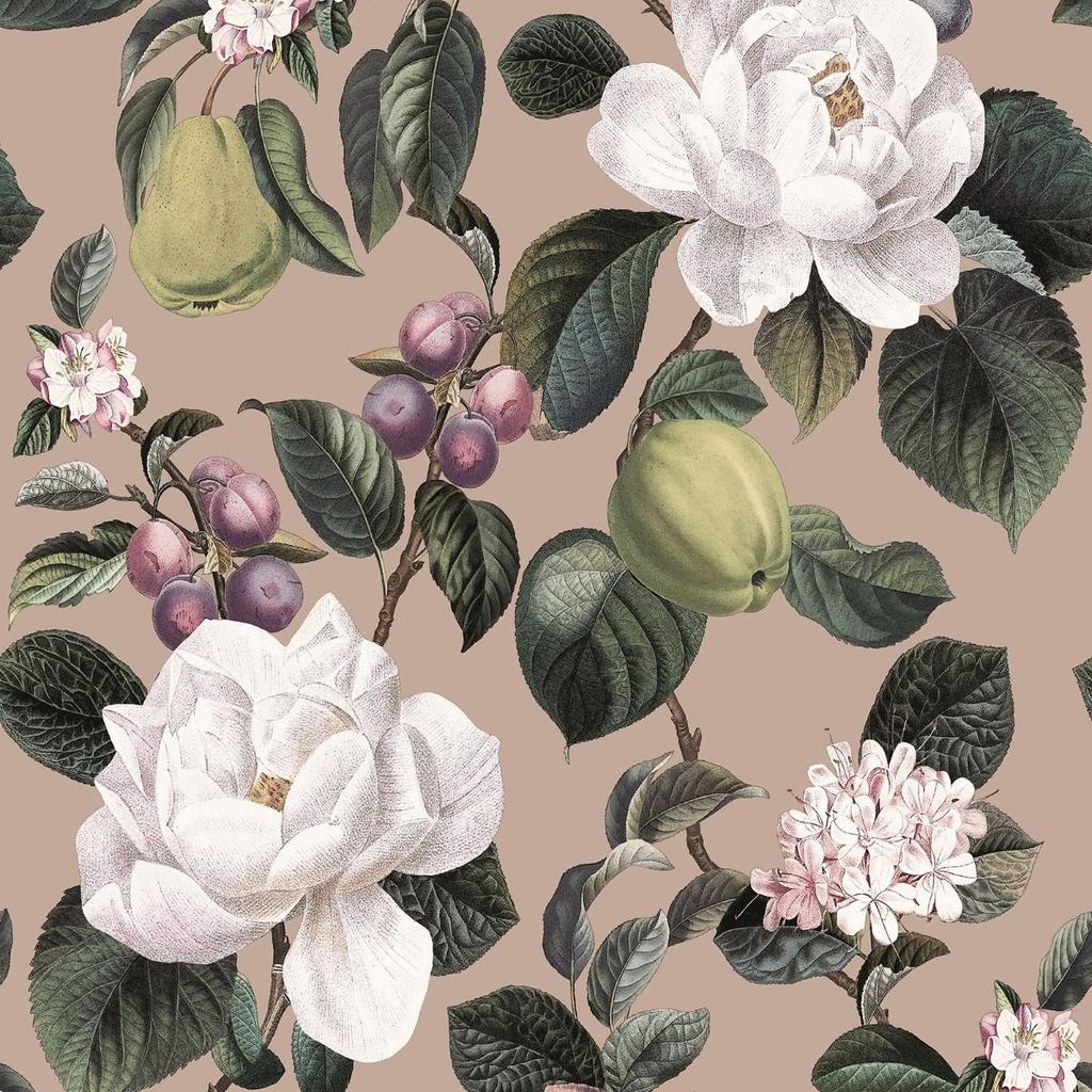 Holden DÃ©cor Pyrus Floral Wallpaper