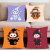 Cute Q Halloween Ouniu Cushion Cover Premium Comfort Reversible Pillow Cove -Two In One Design for Any Room & Car Interior