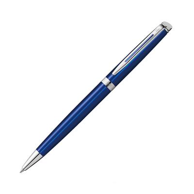 Official WATERMAN Metropolitan Essential Bright Blue CT 2043201 Ballpoint Officially Imported Pen, Oil-Based,