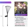 8-Head Solar Firefly Garden Lights