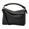 Puzzle Calfskin One Shoulder Handbag Small Women's Black A510P60XAW-1100
