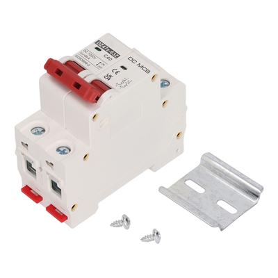 Circuit Breaker 2P DC 1000V MCB 40A Protection Switch 6kA Breaking Capacity for Home