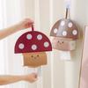 Mushroom-Shaped PU Tissue Holder Creative and Cute Cartoon Tissue Holder for Home Living Room Bedroom and Car
