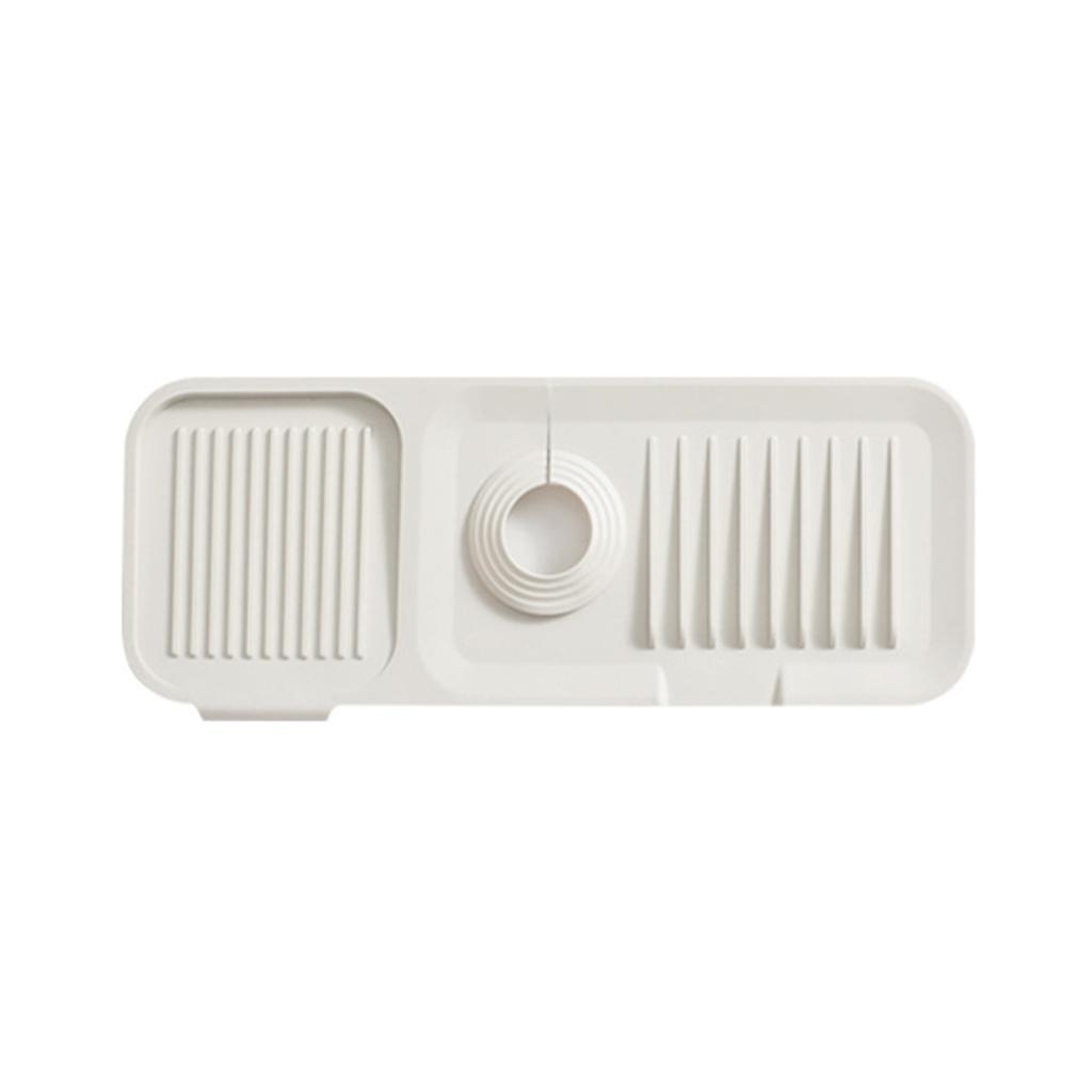 Silicone Faucets Water Catchers Mat Faucets Mat for Kitchen Sink Protectors Anti-splash Countertop Sink Draining Pad