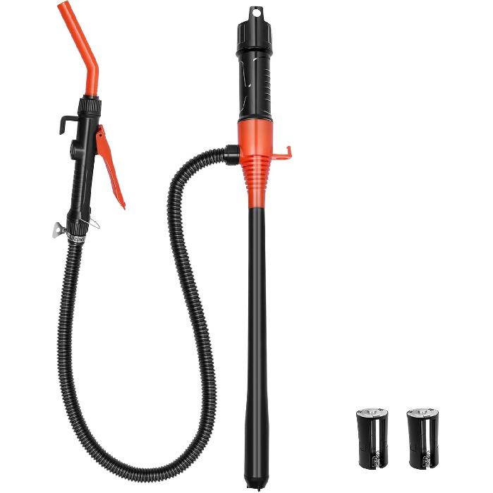 Portable Battery Powered Fuel Transfer Pump - 2.4GPM Handheld With Adjustable Flow For Gas, Diesel, Kerosene & Water