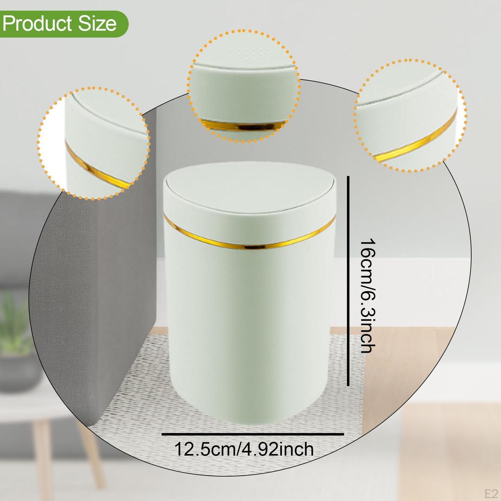 Kompakter Abfallbehälter für Schreibtischorganizer Mini Aufbewahrungsbehälter Home Office