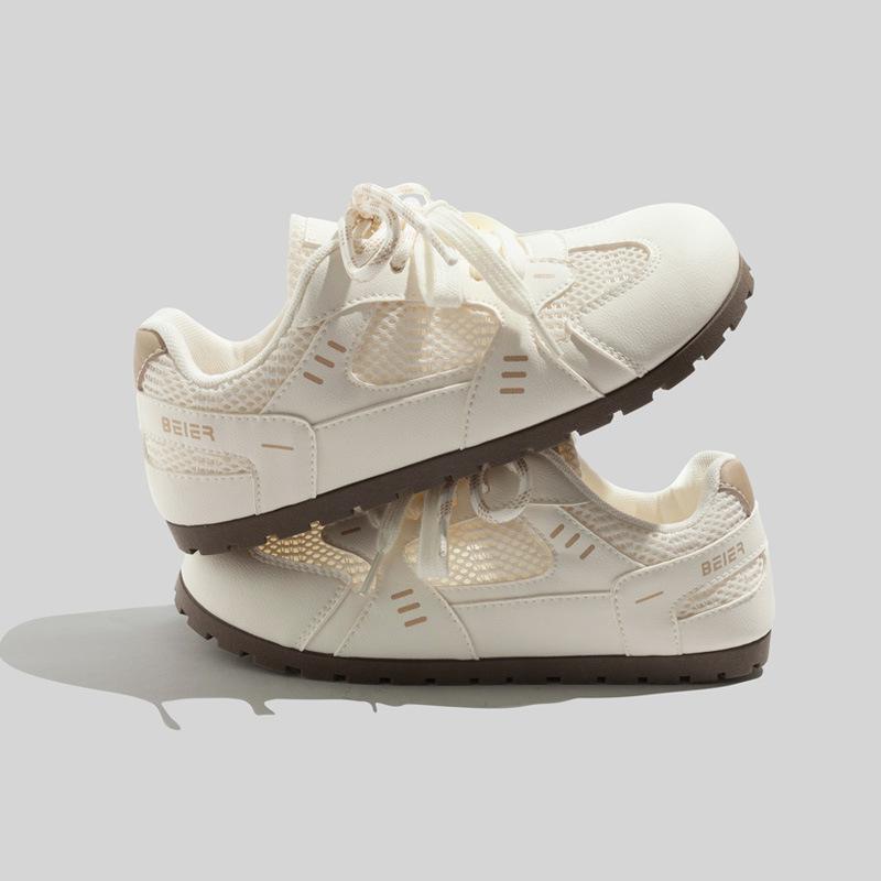 

лето Новые женские модные повседневные туфли модные однослойные сетчатые белые туфли на все случаи жизни спортивные дышащие мужские кеды для скейтбординга 40