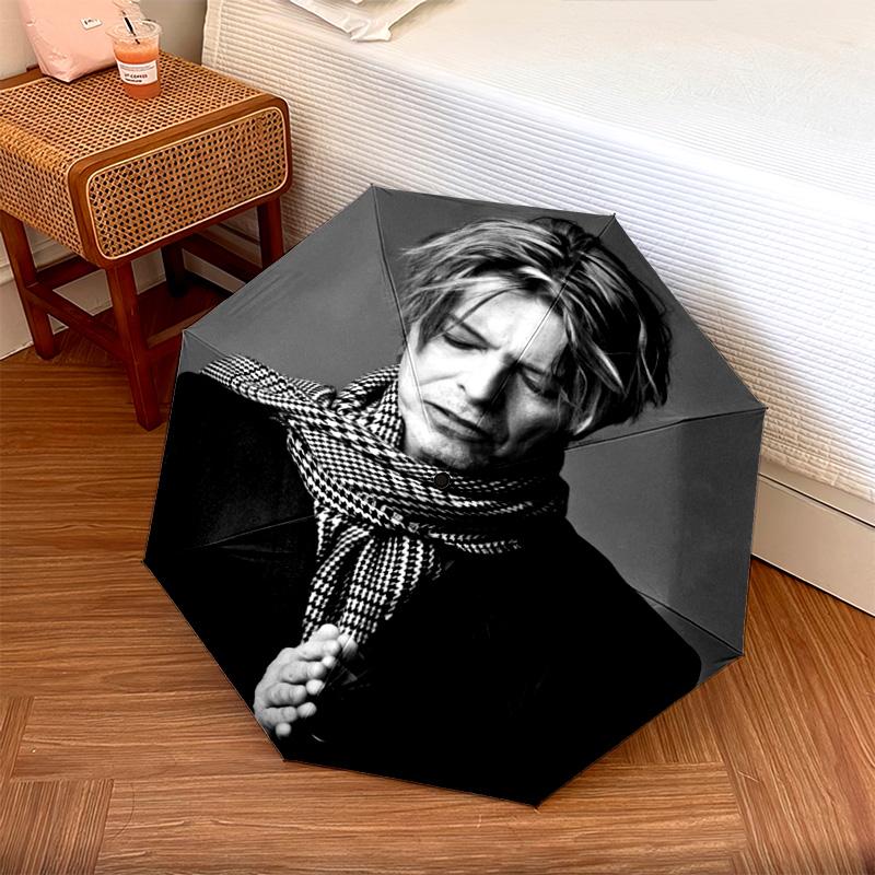 David Bowie Automatic Umbrella - Suitable Travel Outdoor Portable Umbrella Birthday Gift Daily Essentials