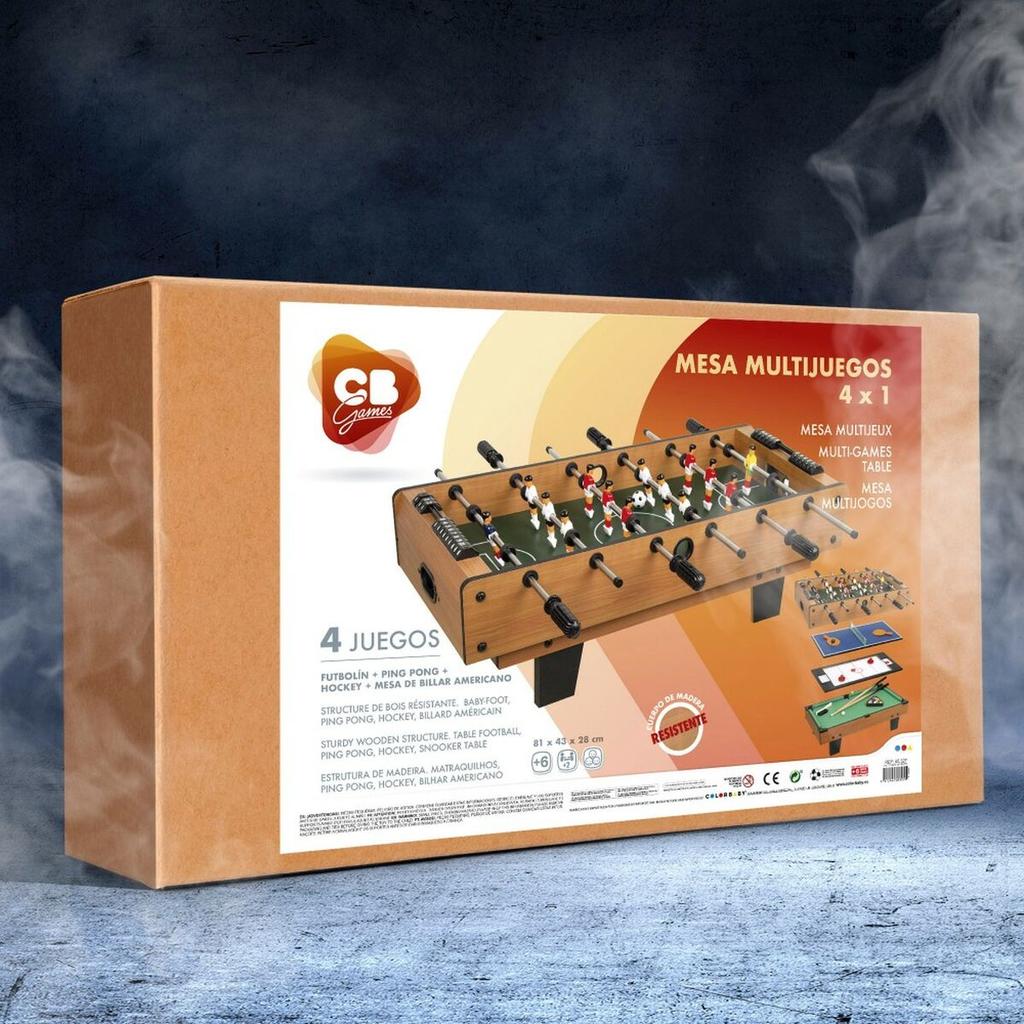 Multispieltisch Colorbaby 4-in-1 81 x 27 x 43 cm