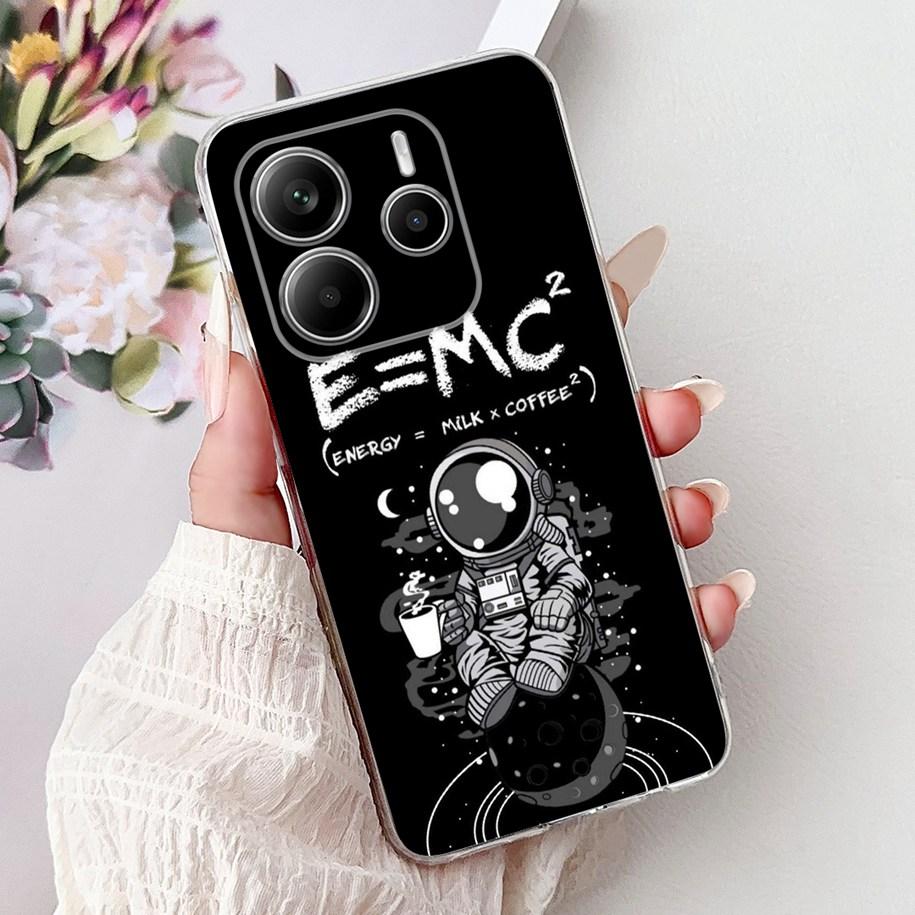 For Cover Xiaomi Redmi Note 14 4G Phone Case Luxury Marble Machine Soft Silicone Slim TPU Funda For Redmi Note 14 4G Note14 Capa