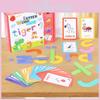 English Card Alphabet Word Matching Game Building Blocks Children Puzzle Toy