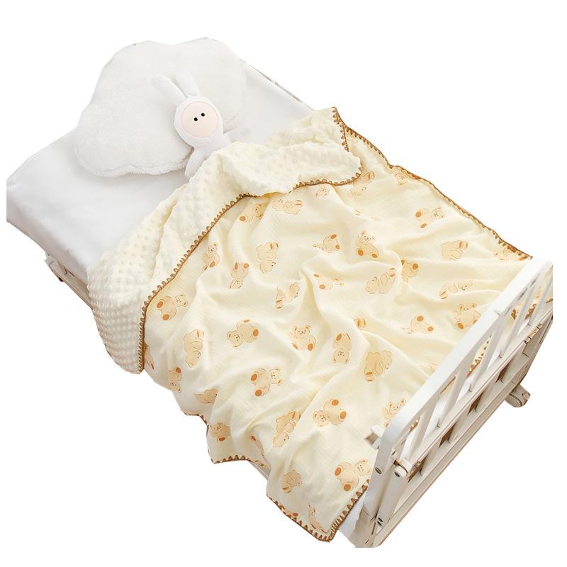 Four Seasons Newborn Baby Blanket - Gauze Quilt for Kindergarten