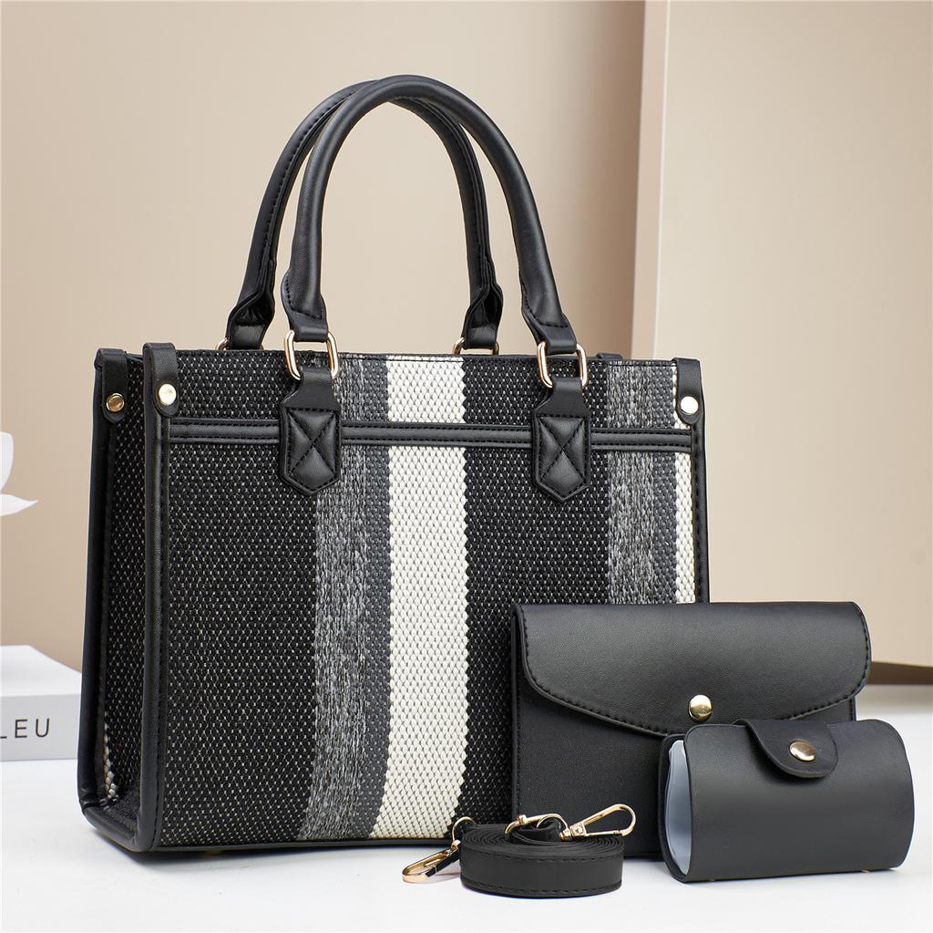 2026 Women's Versatile Spring Big Bag New Shoulder Crossbody Bag Handheld Women's Three-piece Set
