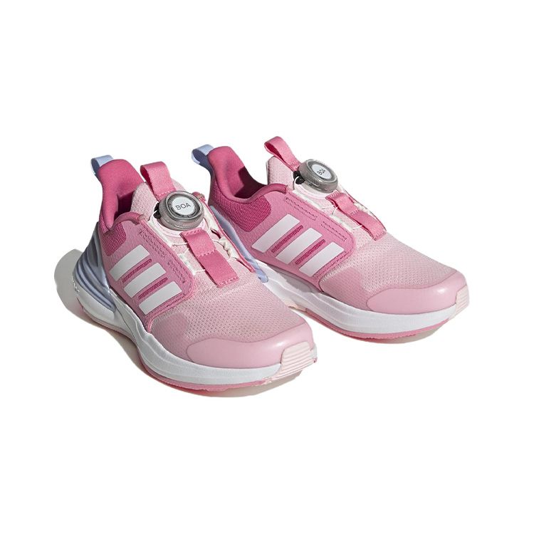 Adidas Dětské tenisky RapidaSport BOA J světle růžové Cloud-White Bliss-Pink IE6834