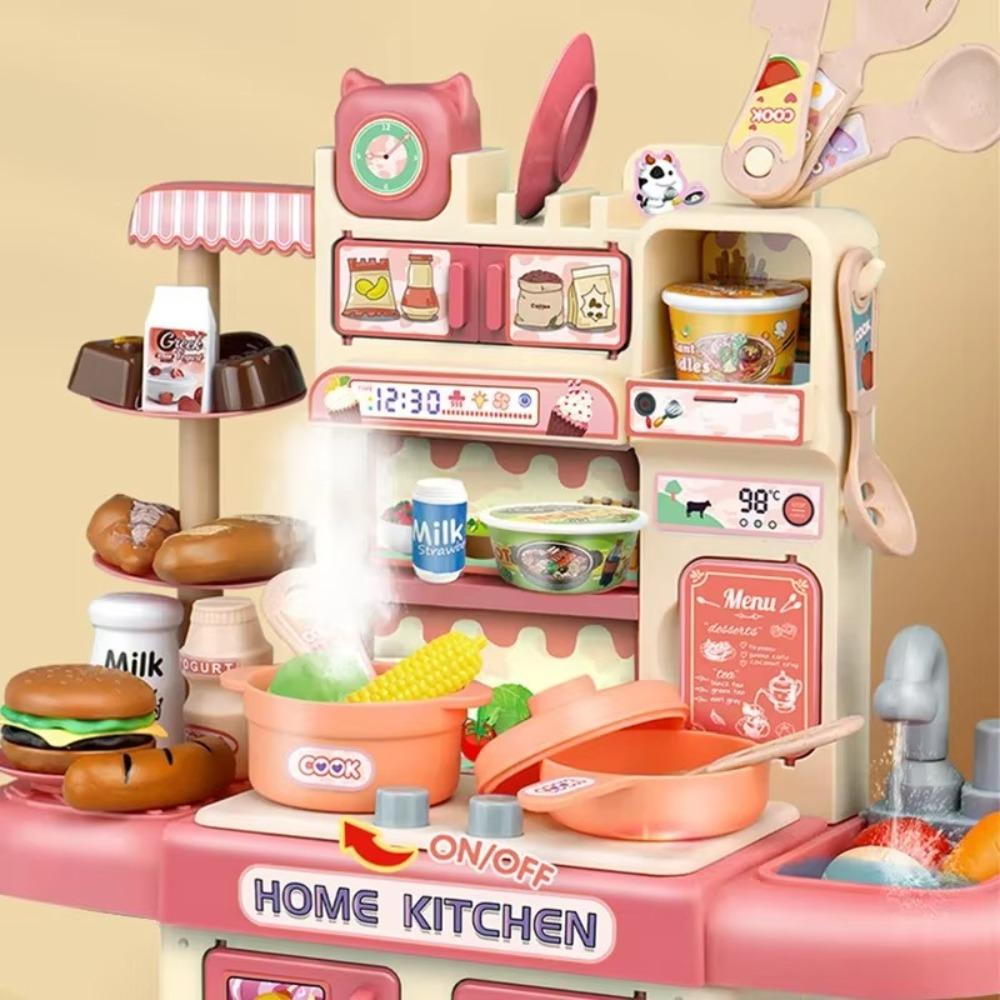 Simulated Kitchen Counter Play Set Mini Pretend Play Role Toys  Boys Girls
