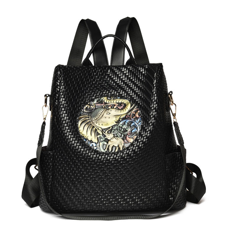 PU Backpack Women Anti-Theft Backpack Multi-Function Shoulder Bag