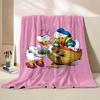Potdemiel Cartoon Donald Duck Blanket Kids Throw Office Thick Nap Blanket Warm Home Sofa Decor Throw Unisex Kids Boy Girl Gift