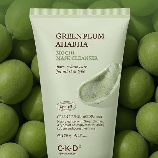 CKD Green Plum AHA BHA Mochi Mask Cleanser 150ml
