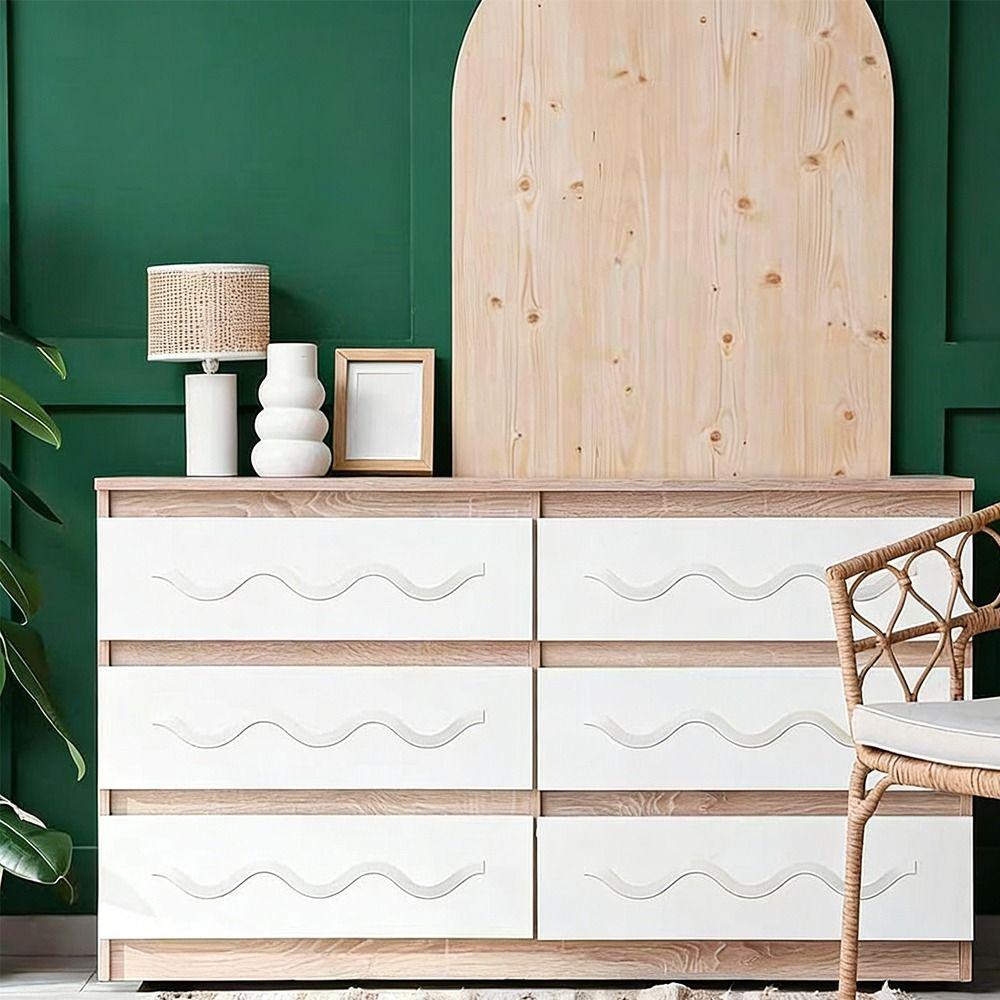 20pcs Scalloped Edge DIY Crafts Frame Wave Edge Door Frame Decoration Frame  Crafts Making