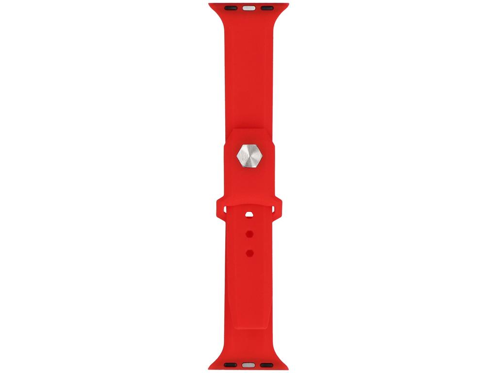 New GlacierX Silicone Synthwave Viper Red Smartwatch Strap for Apple Watch 38/40/41mm Red